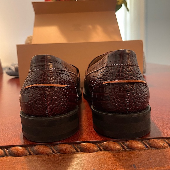 New/Never worn Duke and Dexter WILDE croc penny loafers - Picture 6 of 6